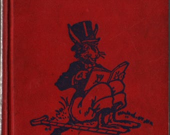 Uncle Wiggily's Airship - Howard R. Garis - Elmer Rache - 1939 - Vintage Kids Book