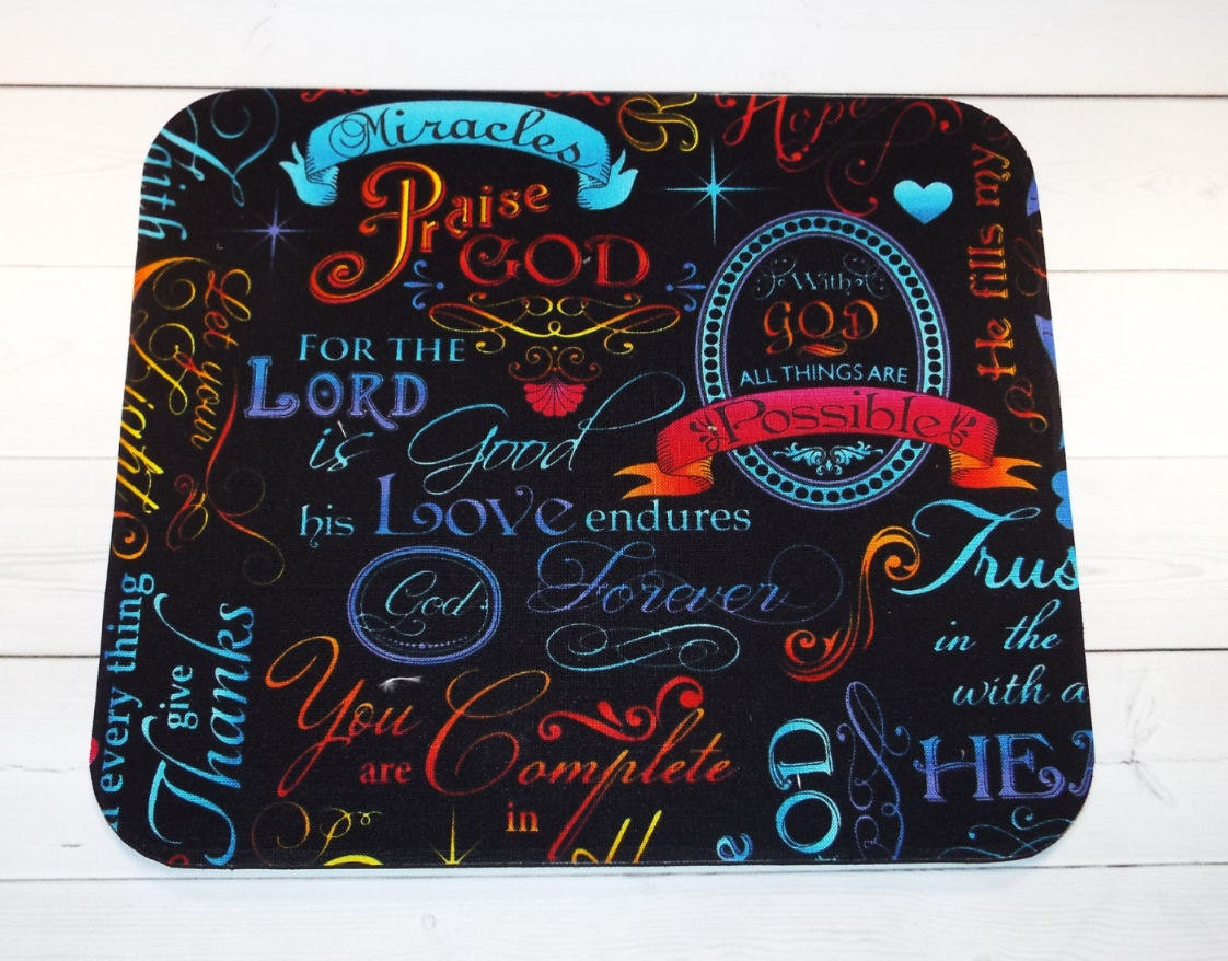 Christian Mouse Pad mouse pad / Mat round or rectangle
