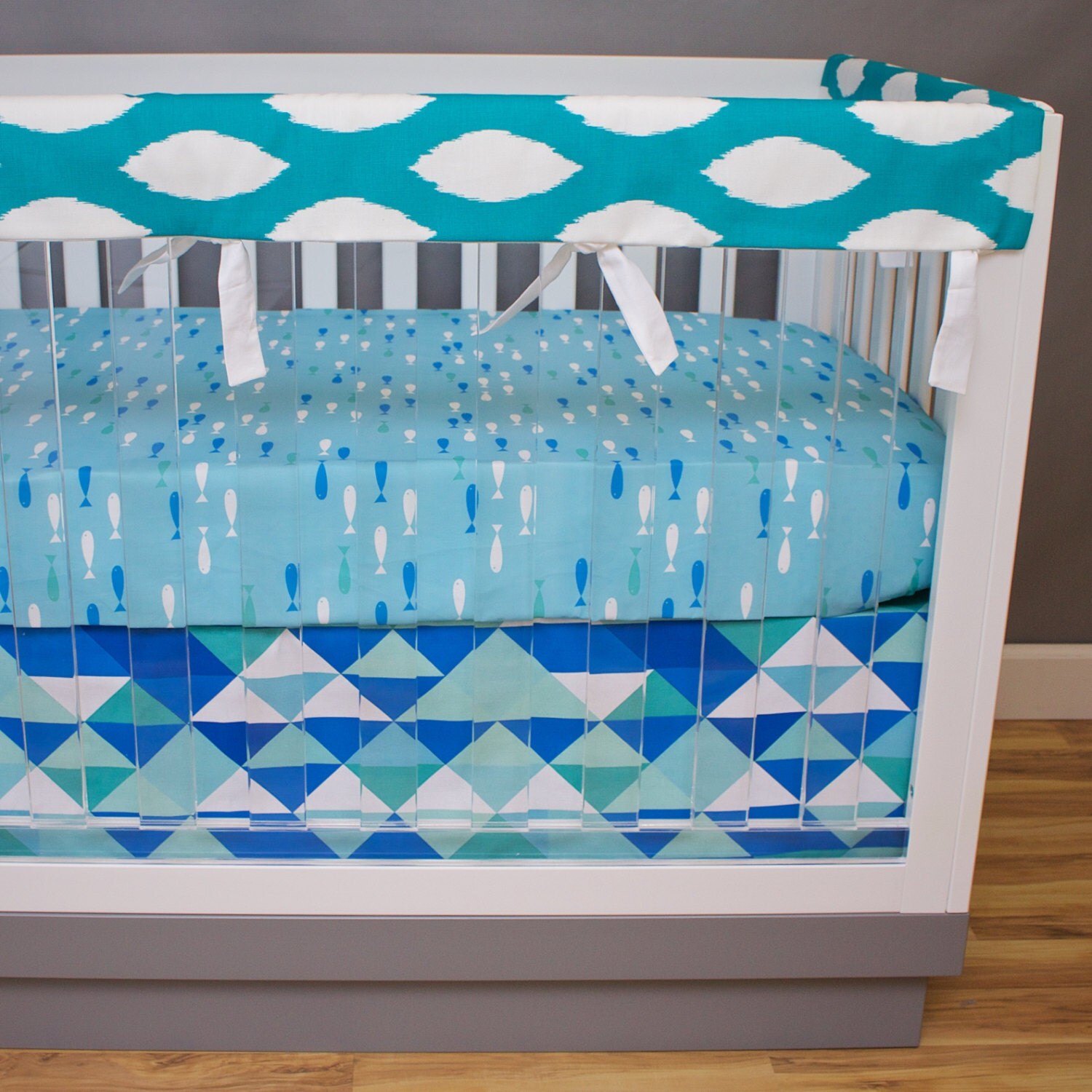 Fish Crib Bedding Baby Bedding Ocean Baby Boy Nursery Crib