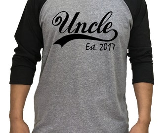 pregnancy announcement, pregnancy reveal, revel to uncle, uncle est 2017, new uncle gift, reveal to family, uncle baseball, uncle to be