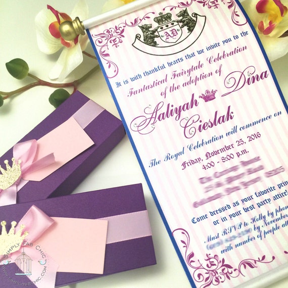 Princess Engaement Party Invitations 6