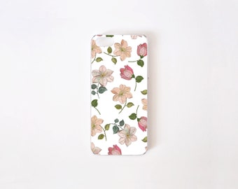 Carcasa Ilustrada para iPhone 5 Floral - Funda de Flores de iPhone SE - Floral Ilustrada en Funda para iPhone 5 - Accesorios para iPhone 5s