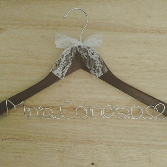 Personalized hanger wedding gift bridal shower gift