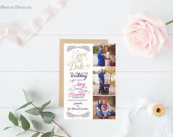 Hooked on Love Save the Date with Photo Soon there will be