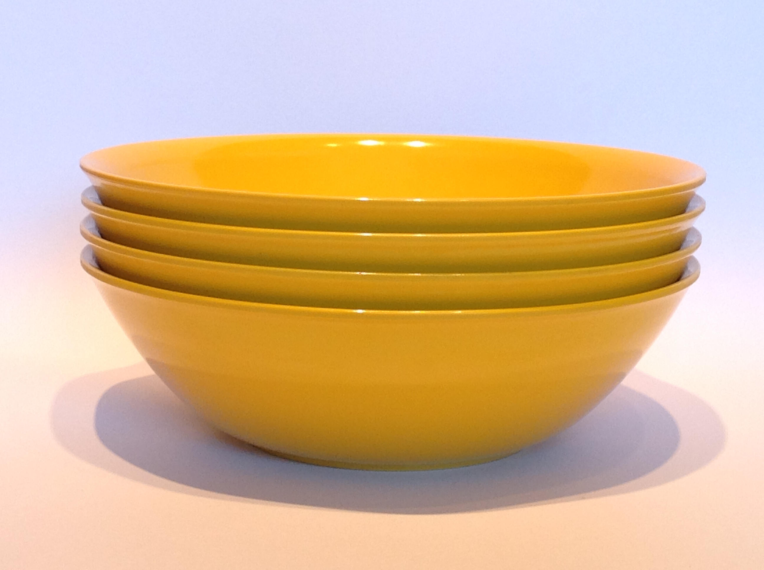 1960s Genuine Melaware Melamine Cereal Bowls. Snack Bowls.