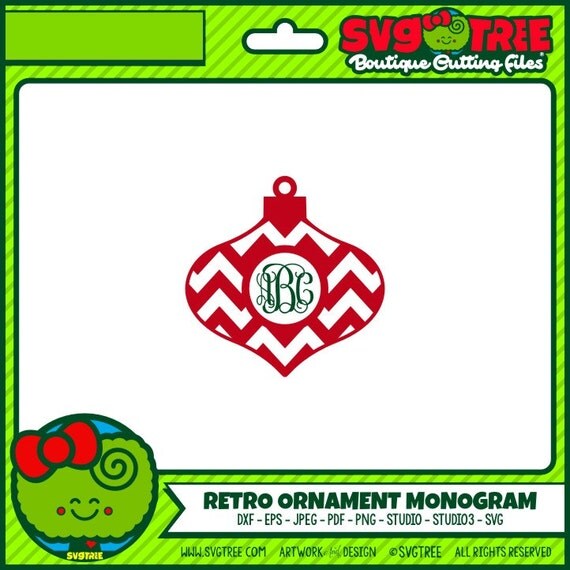 Download Christmas SVG Christmas Monogram SVG Retro Christmas