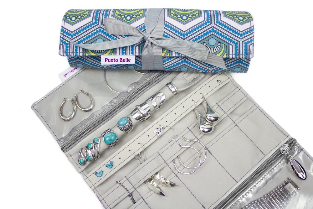 Jewelry Organizer // Jewelry Holder In Exclusive Fabric Eco
