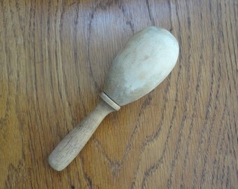 Vintage 6'' Wood Sock Darning Egg