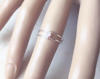 sterling silver ring promise ring pink ring statment ring bridesmaids statement - Etsy Wedding Rings sterling silver ring promise ring pink ring statment ring bridesmaids statement - Etsy Wedding Rings