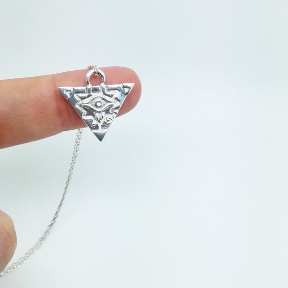 Yugioh millenium puzzle yugi necklace made of sterling silver