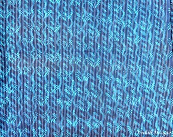 Block print fabric Ikat fabric Handmade fabric by VedahDesigns