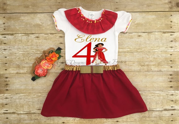 elena of avalor birthday outfit