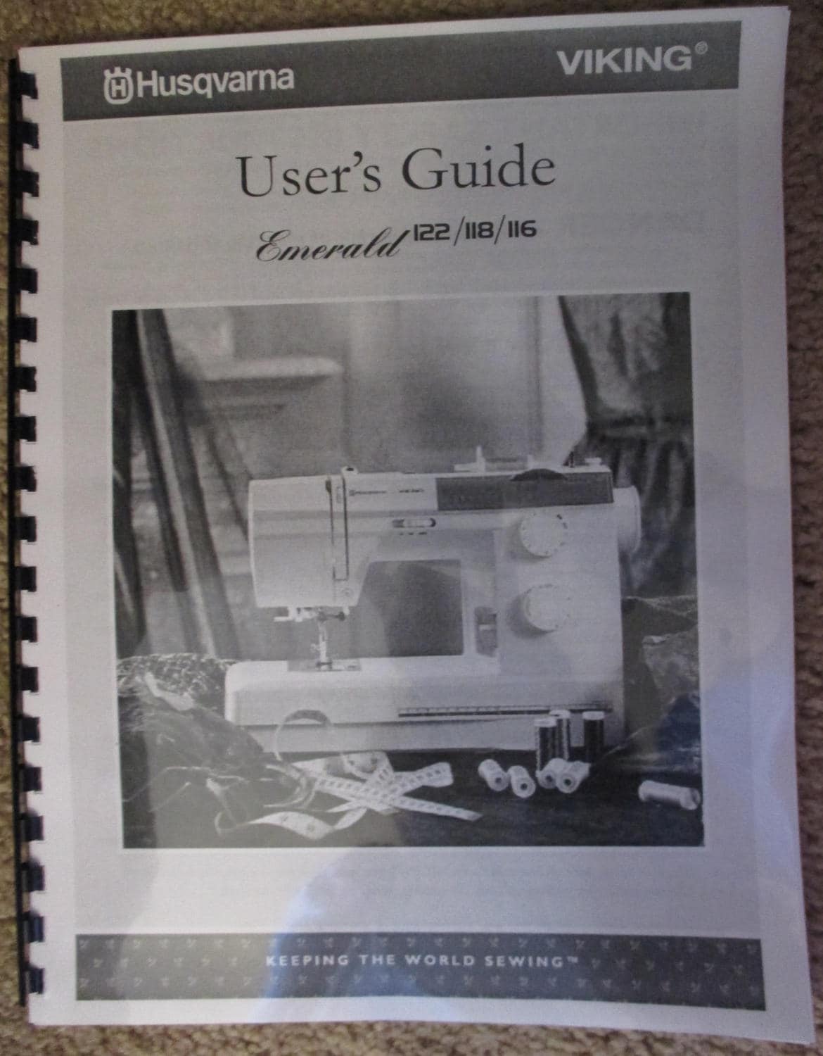 Husqvarna Viking Emerald 116 118 122 Sewing Machine Users