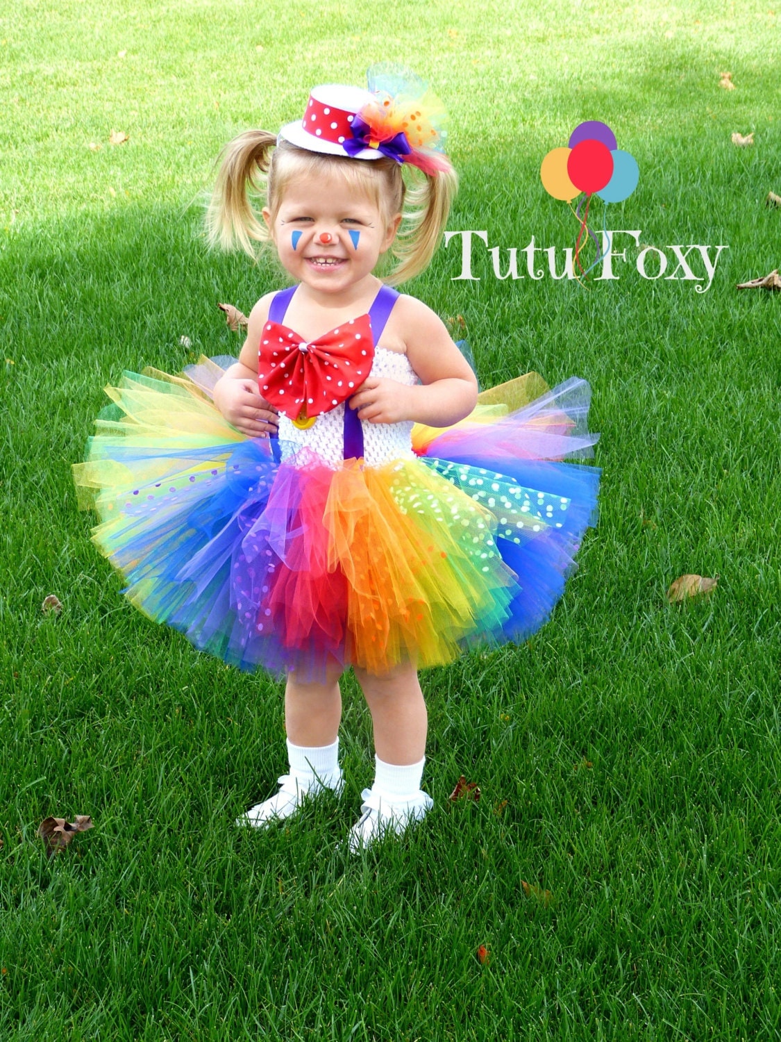 Clown Tutu Dress Clown costume Clown Tutu Carnival Birthday