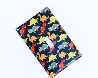 Dinosaurs Light Switch Cover, Dinosaur Light Switch Cover, Dinosaur Decor, Dinosaur Bedroom, Dinosaur Bathroom, Dinosaur Nursery Decor
