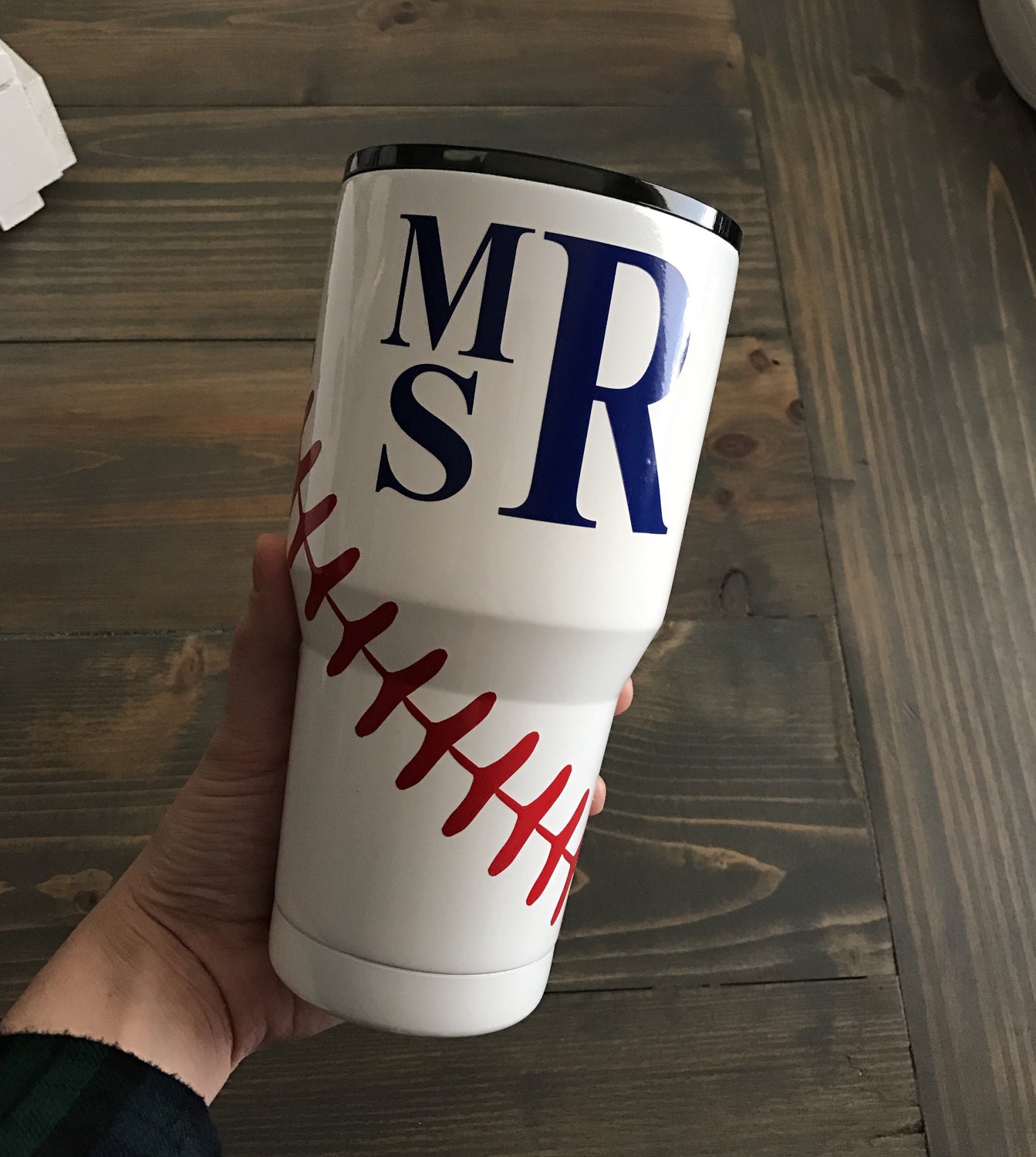 Baseball Tumbler Monogram Baseball Tumbler Baseball
