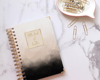 Custom notebook ~ Personalised journal ~ Bullet journalling ~ Wedding journal ~ Writing journal ~ Handmade ~ Hoard Pretty Things Nameplate