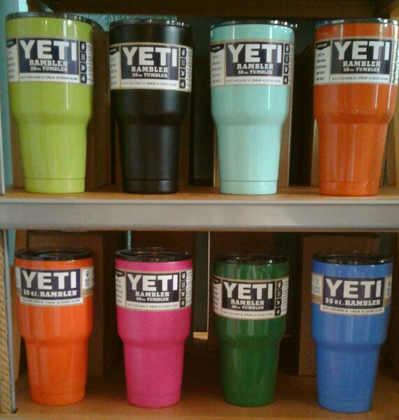 Colored Yeti Ramblers Powder Coated Yetis Yeti Ramblers 30