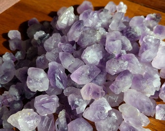 Bulk Tumbled Rough Amethyst Crystals - Skeletal Amethyst