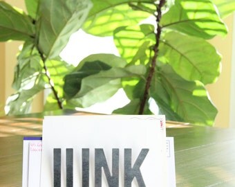 Junk Mail Holder | rustic mail organizer metal home office decor