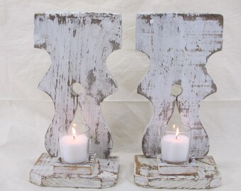 Wood Candle Holder, Ready To Ship, Farmhouse Decor, Rustic Country, Wood Wall Decor, Votive Candle Holder, Vintage Candle Holder, Sconce