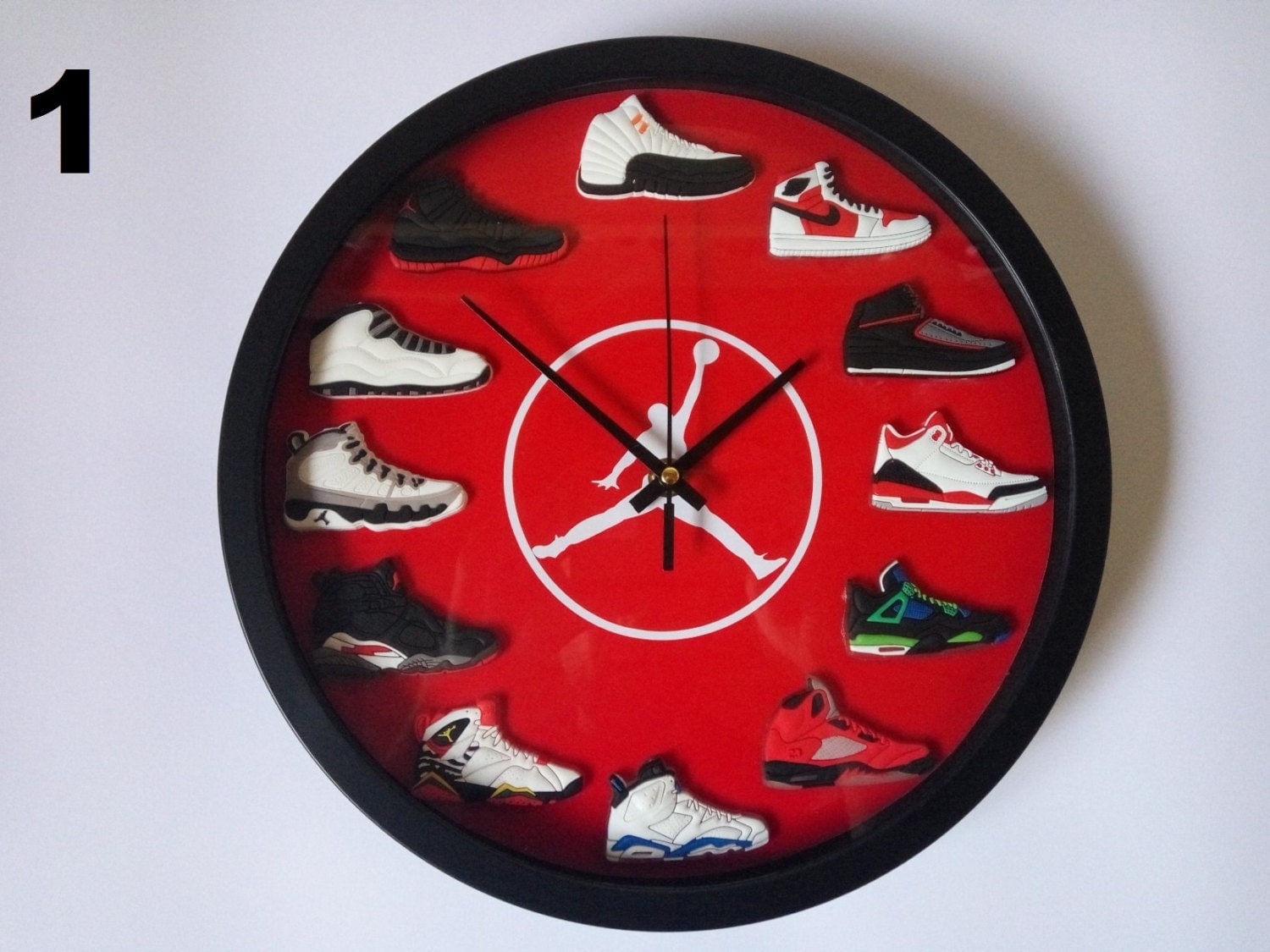 Michael Jordan Wall Clock Shoes 3D 29cm by StayAwesomeStore