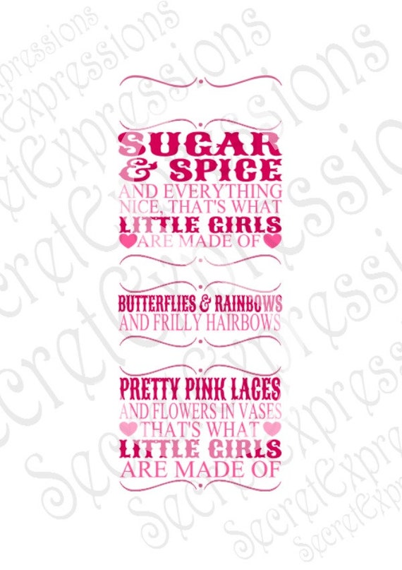 Download Little Girls Are Made Of Svg New Baby Svg Baby Girl Svg