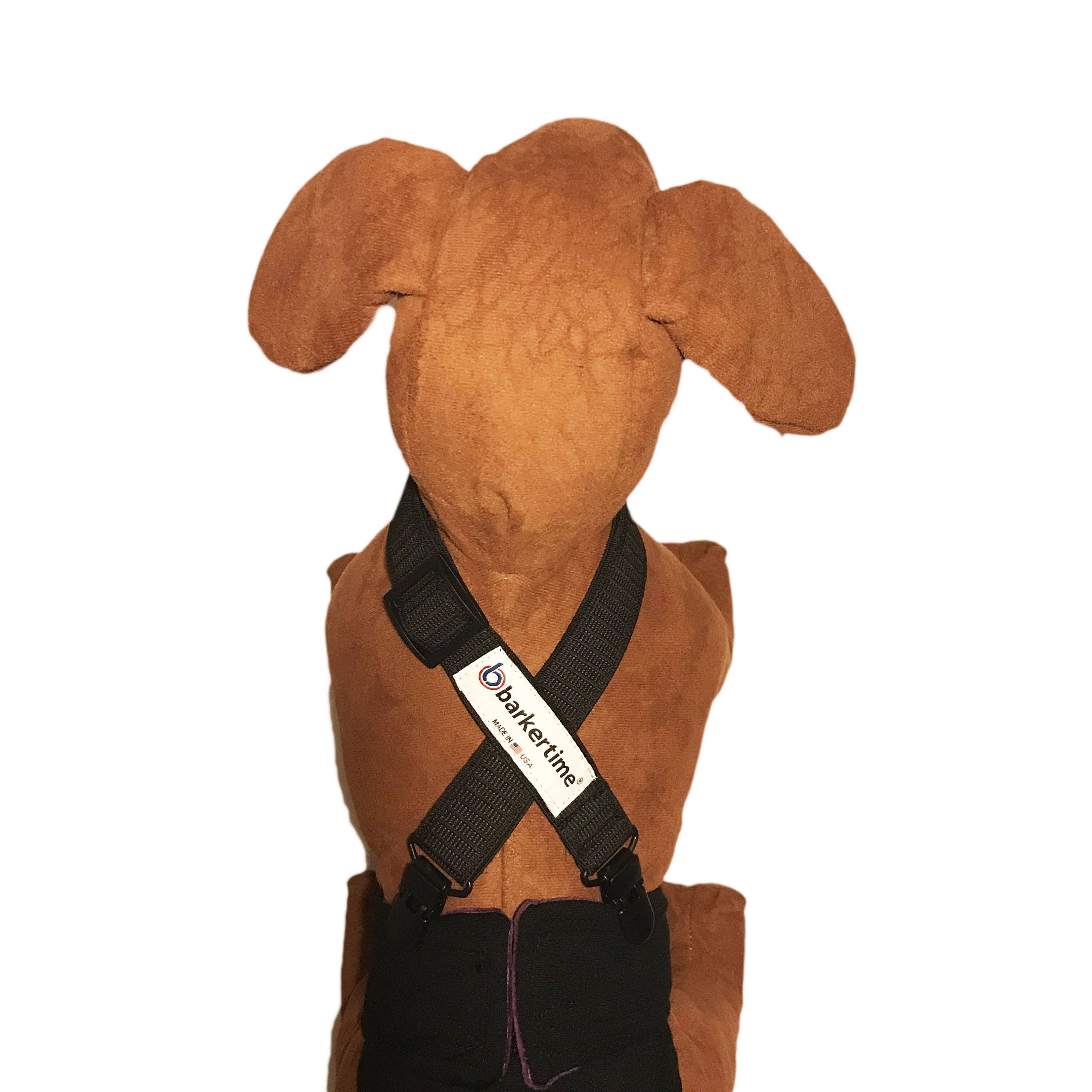 Dog Diaper Suspenders Black Adjustable Suspender to Keep Dog