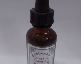 Premium Beard Oil made with Hemp Seed Oil and Meadowfoam Seed Oil