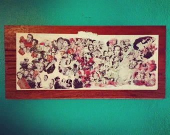 Finding Lucille - Mixed Media Reclaimed Wood Art