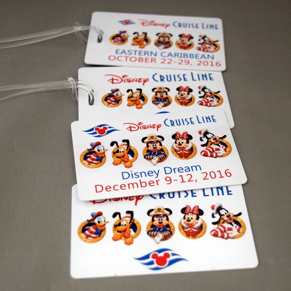 Portholes Disney Cruise Line MAGIC CARDS and Luggage Tags