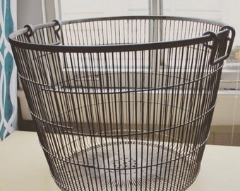 Metal laundry hamper | Etsy