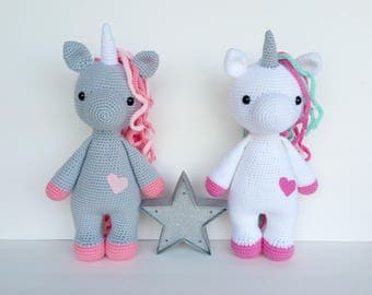 unicorn crochet pattern, crochet pattern, unicorn doll, unicorn toy, crochet unicorn