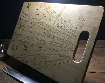 Periodic Table Cutting Board, Periodic Table of Elements, Periodic Table Decor, Science Gift, Science Art, Science Decor, Chemistry Gift