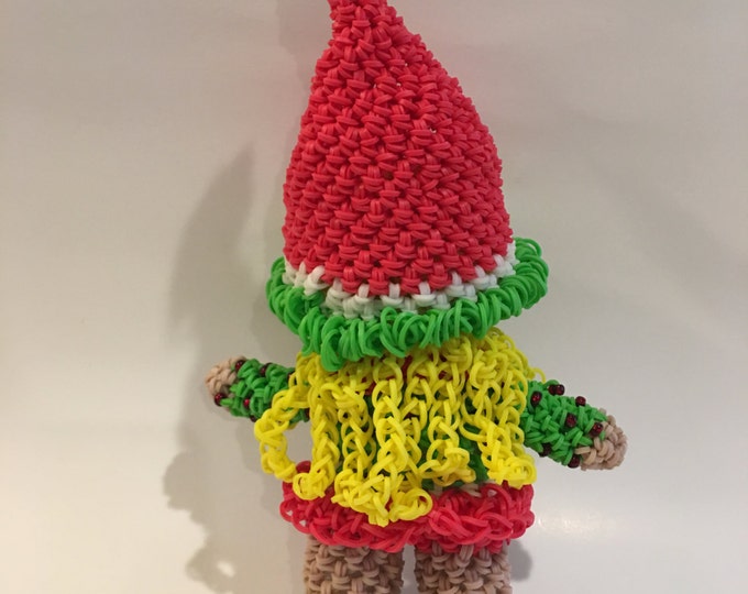 Elf Boy/Girl Rubber Band Figure, Rainbow Loom Loomigurumi, Rainbow Loom Holiday