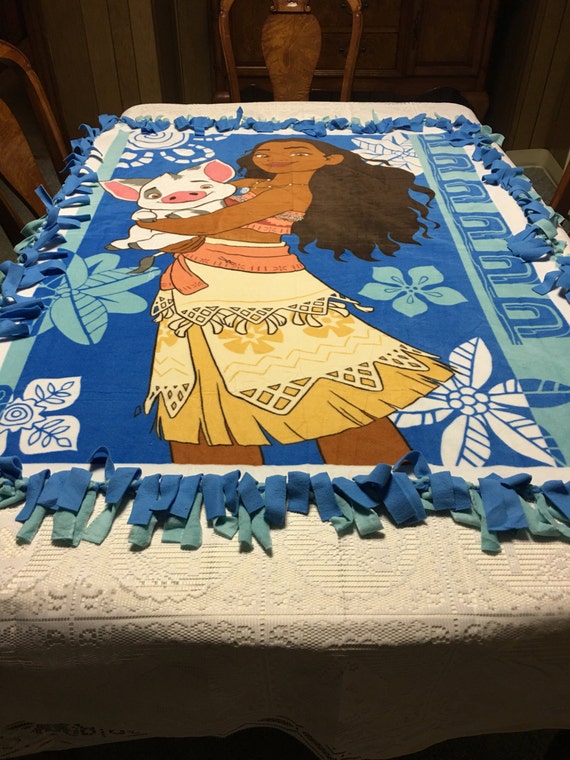 Handmade Moana Fleece Blanket