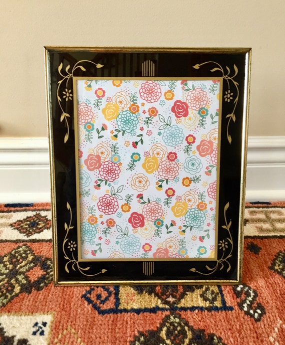 Frame Picture Art Deco Gold Wedding Large Frame Picture Art Deco Gold Wedding Large Black Mid Century Photo Decorative From