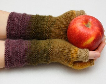 Knit Mitts Fingerless gloves fingerless Mittens Wife Gift for Her Winter gloves Valentines day Womens gift ideas Mom Gifts for mom gift idea