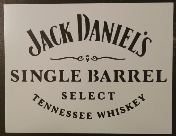 Jack Daniels Daniel's Single Barrel Custom Stencil FAST