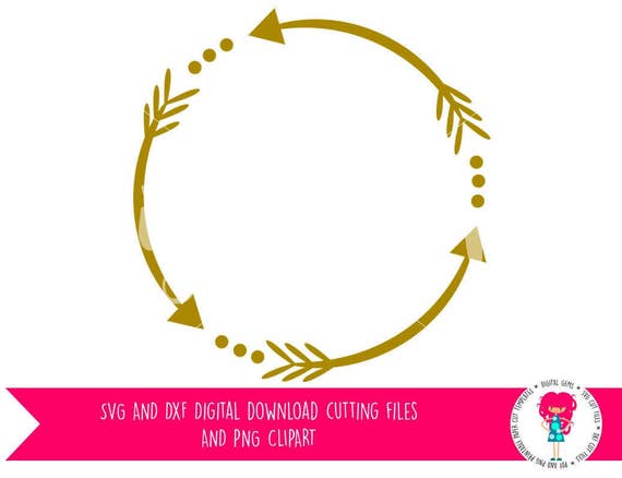 Download Tribal Circle Arrow Circle SVG / DXF Cutting File For Cricut