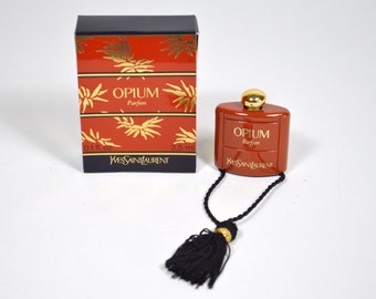 Perfume brooch miniature OPIUM Yves Saint Laurent 3.5 ml pin