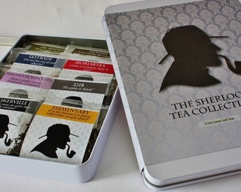 The Sherlock Tea Collection - Tea Gift - Literary Tea Gift - Bookish Gift - Author Gift- Loose Leaf Tea - Tea - Sherlock Holmes Tea