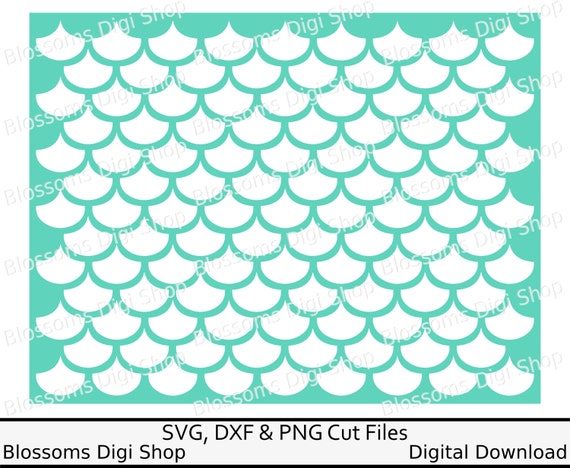 Download Mermaid scale pattern digital download diy by BlossomsDigiShop