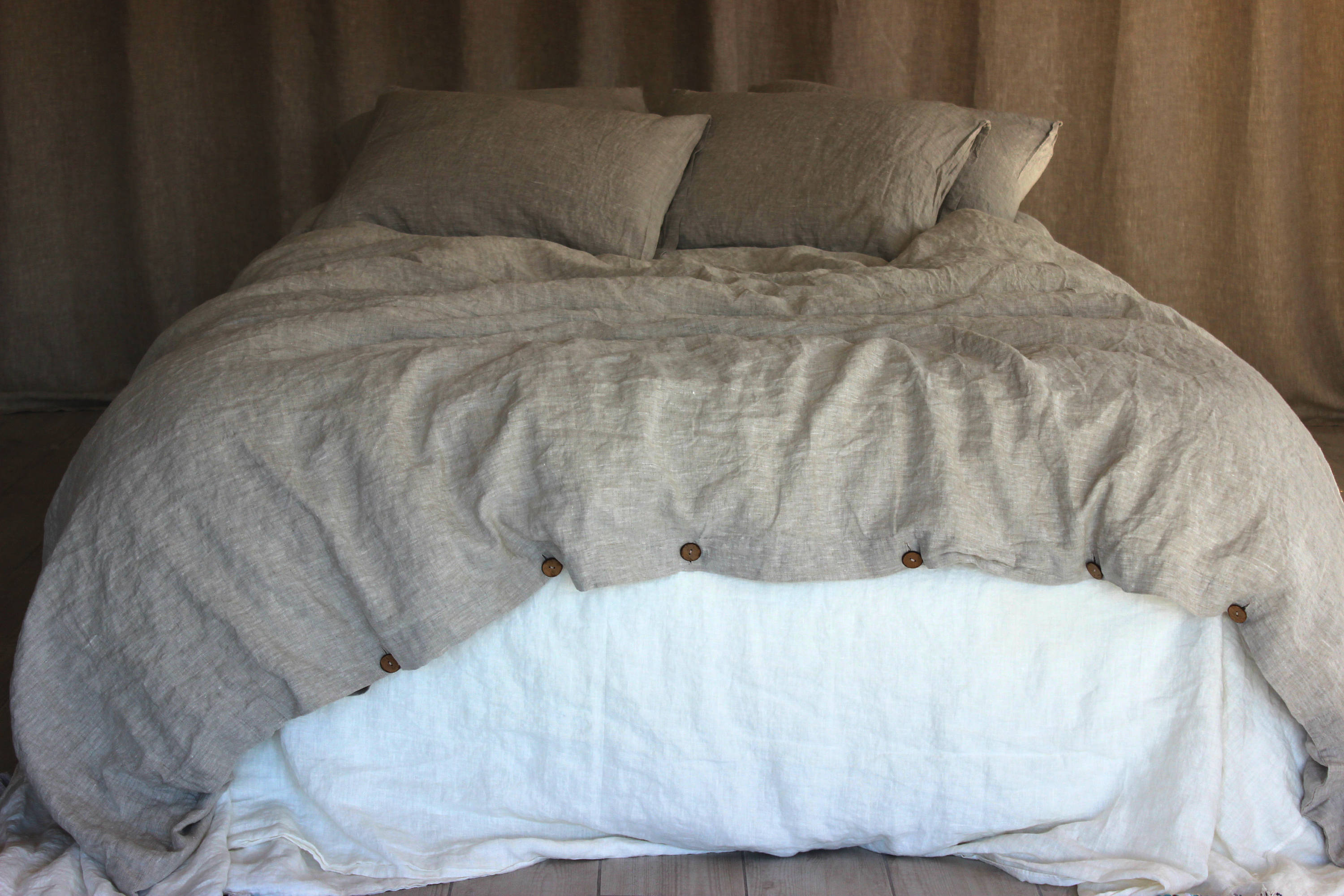 Linen Duvet Cover 100 Linen Stone Washed Duvet Cover Natural 8 Colors Super Soft Anic European Us Twin Xl Double Calking Queen Full King Baby Sizes