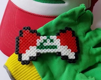 Ash Ketchum Hat Pokemon Perler Bead Hair Bow/Clip