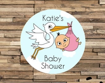 Personalised Baby Shower Stickers, Ready to Pop Stickers, Baby Shower Labels, Baby Shower Favour, New Baby, Baby Shower Ideas