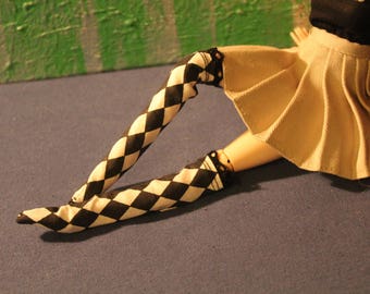 Diamond Over knee socks for 1/6 Dolls