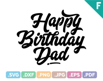 Download Happy birthday dad | Etsy