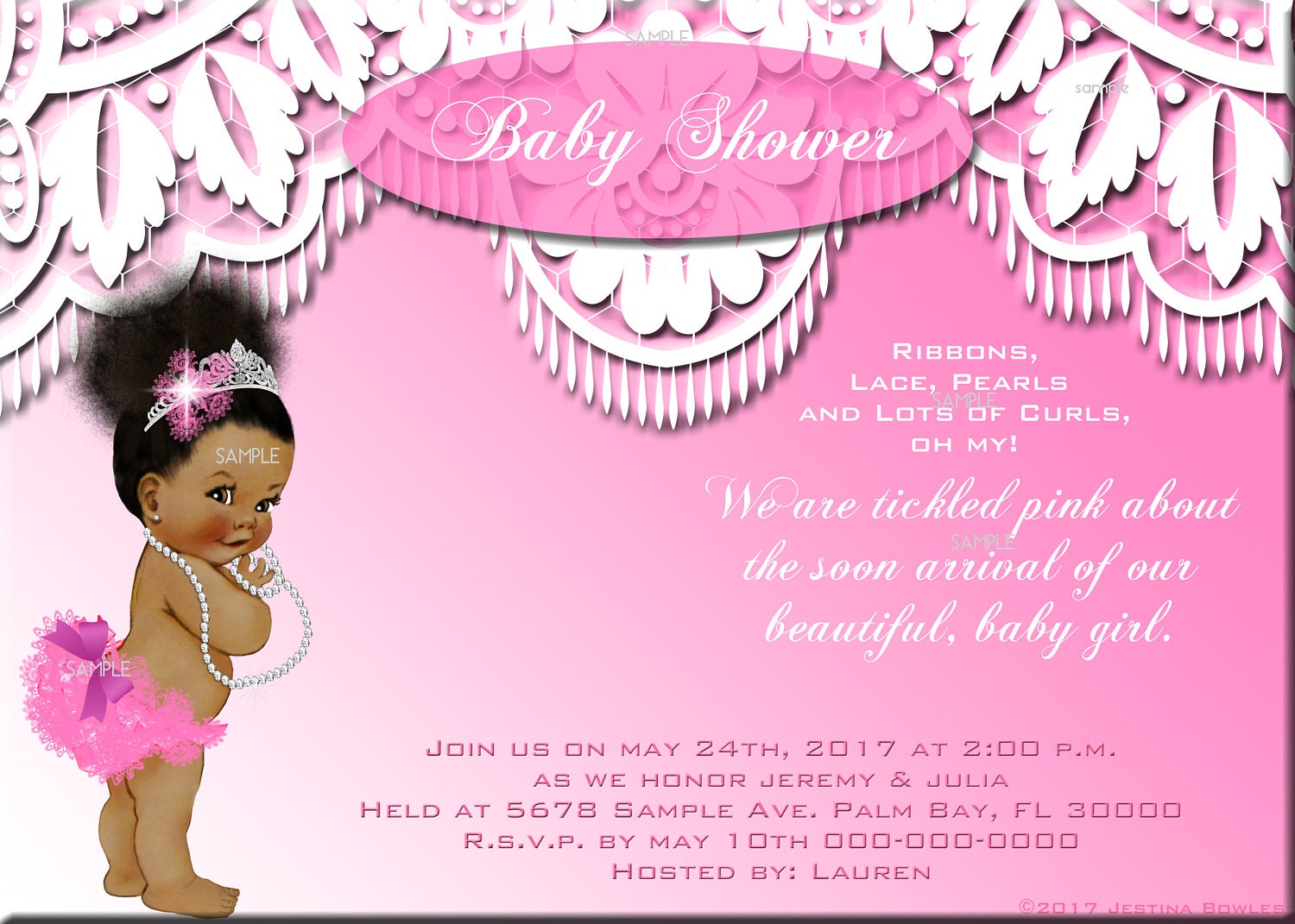 African American Baby Shower Invitations 9