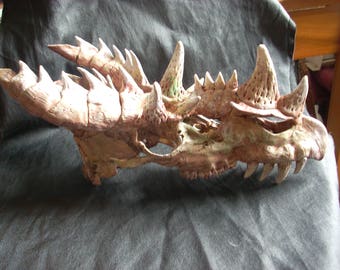 Dragon Skull Sculpture #19- Skyrim-like Dragon